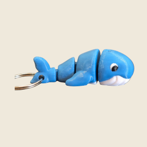 Flexi Whale - 3D printed by Kandré